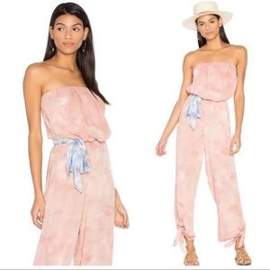⚡️🖤 Free People Just Float Tie Dye Stapless Romper/Jumpsuit XS